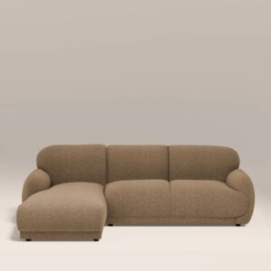 Cloud Left Hand Chaise Laura Ashley UK Sofa | Speckled Cappuccino Boucle